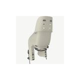 Urban Iki U-ME child seat rear mount for bikes and e-bikes, showing the frame-mounted child seat in a natural setting.