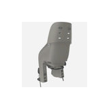 Urban Iki U-ME child seat rear mount for bikes and e-bikes, showing the frame-mounted attachment and seating area.