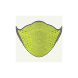 AirPop Active Pollution Mask in yellow and black, breathable and comfortable face mask designed for outdoor protection.