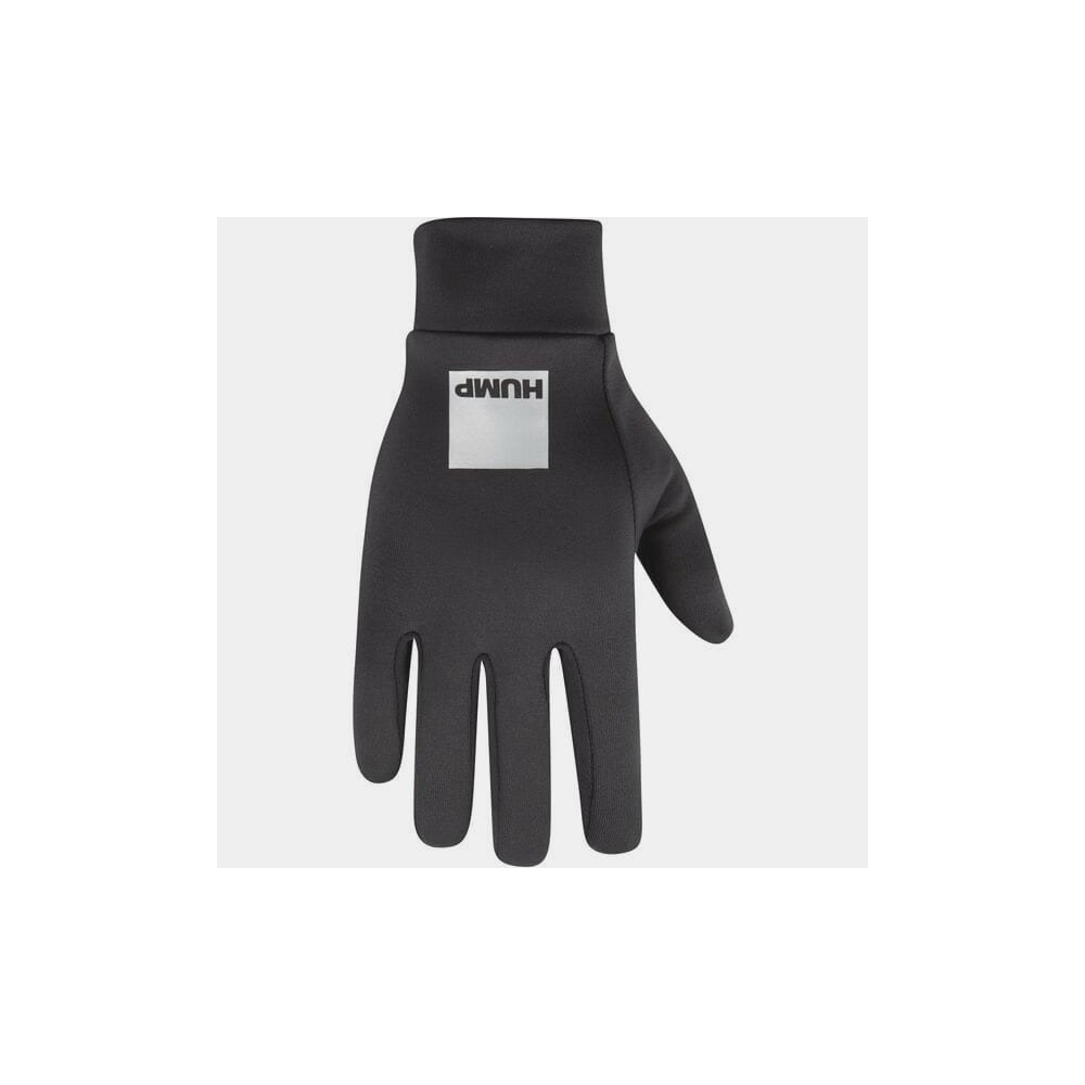 HUMP thermal reflective riding gloves with touchscreen fingertip and silicone grip for secure handling in cold weather