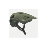 Lazer Finch KinetiCore youth trail helmet with adjustable fit and LED light mount, designed for outdoor biking safety.