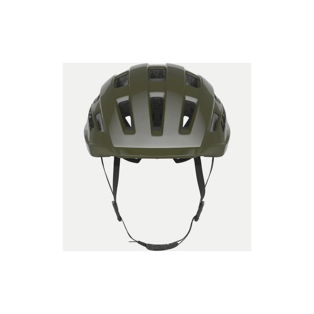 Lazer Tempo KinetiCore unisex helmet with adjustable fit and LED light mount, shown in a detailed side view.
