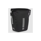 HUMP 30L reflective waterproof single pannier bag with quick-release mount system for bike accessories.