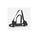 HUMP waterproof 30L single pannier bag with reflective material and quick-release mounting system for bike accessories.