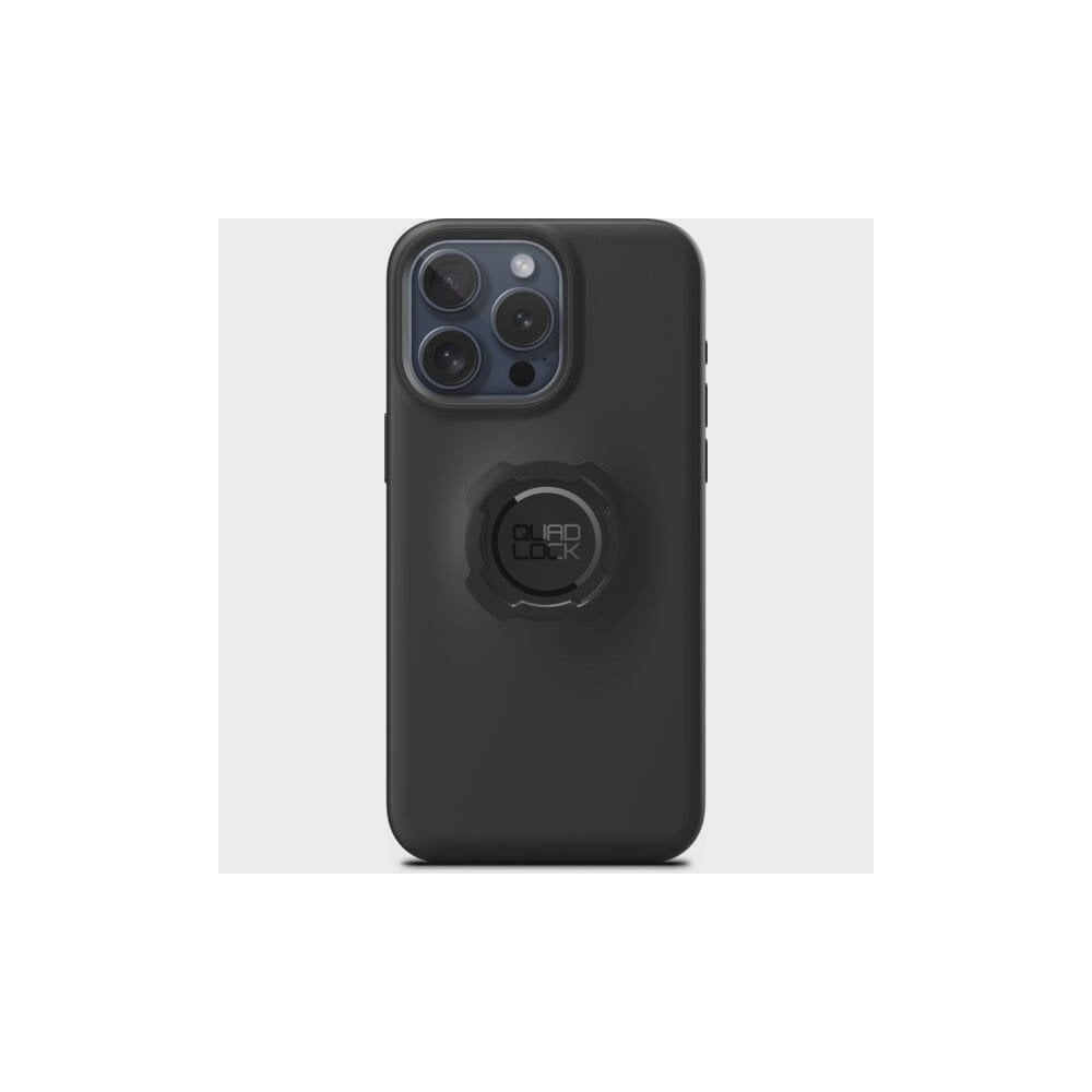 Quad Lock Original Secure Mount phone case showing a sleek black design with a secure attachment mechanism for smartphones.
