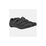 Shimano RC1 unisex road cycling shoes with stiffness 6 sole, featuring sleek design and secure closure for cycling performance.