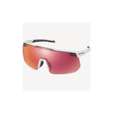 Shimano S-PHYRE RideScape road cycling glasses with magnetic lens system, featuring sleek frame and clear lenses for cycling.
