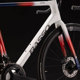 Basso Astra Disc Road Frameset in Chroma White, lightweight carbon frame with disc brakes, UCI approved for racing and performance cycling.