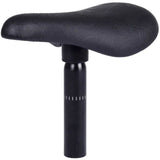 Black DMR Saddle Sect Combo 27.2mm bike seat post and nylon bike seat for mountain or road cycling.