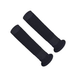 DMR Sect bike grips with durable thumb patch, suitable for street, park, and dirt jump riding, close-up view of textured rubber grips.