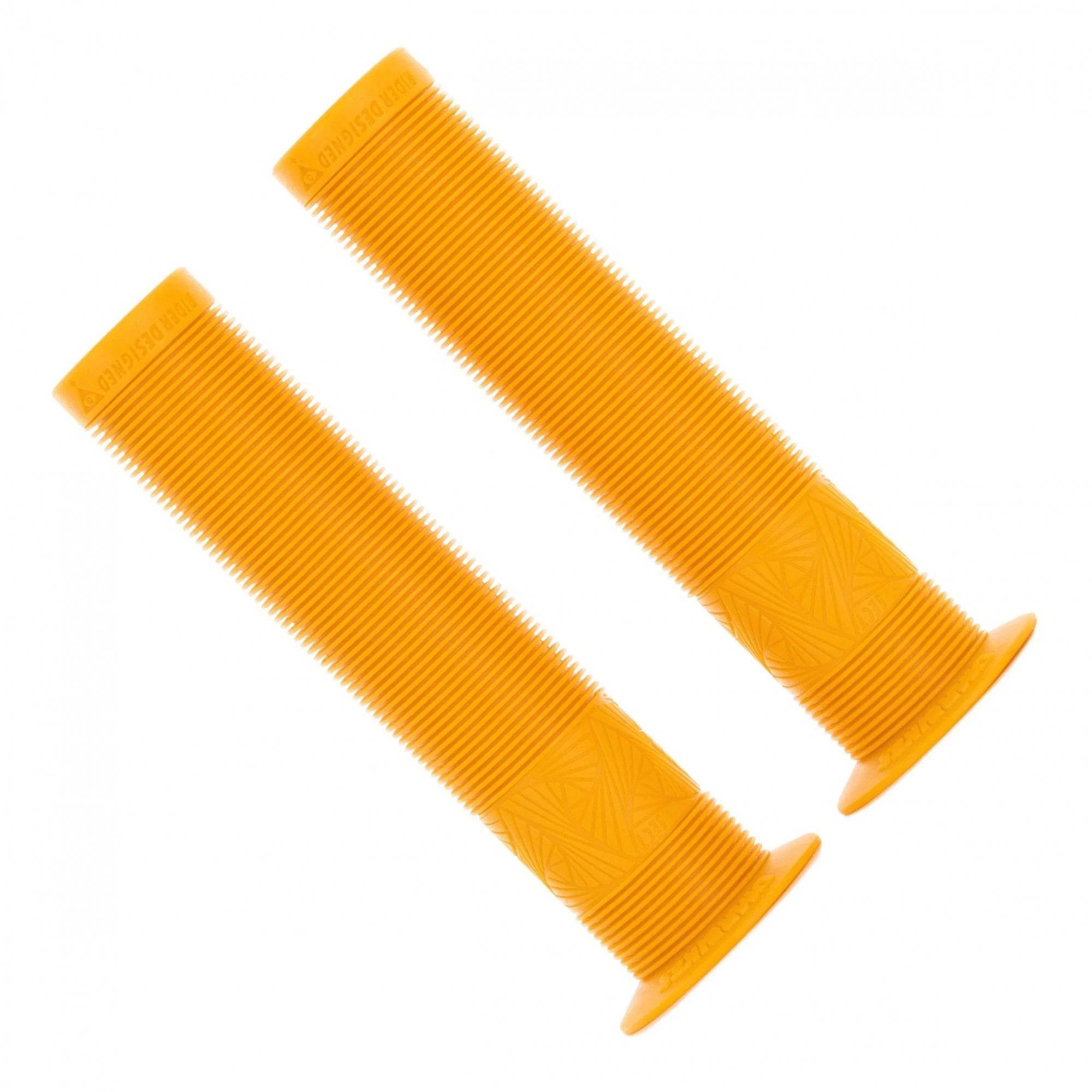 DMR Sect bike grips with durable thumb patch for street, park, and dirt jump riding, designed for BMX and mountain biking.