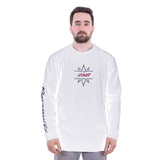Unisex DMR Bikes Trailstar long sleeve MTB jersey with cycling design, made for mountain biking enthusiasts.