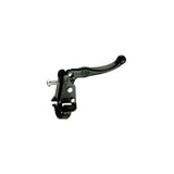 Dia-Compe Tech 3 MX121 BMX brake lever with split bar clamp, suitable for right or left hand, mounted on a BMX handlebar.
