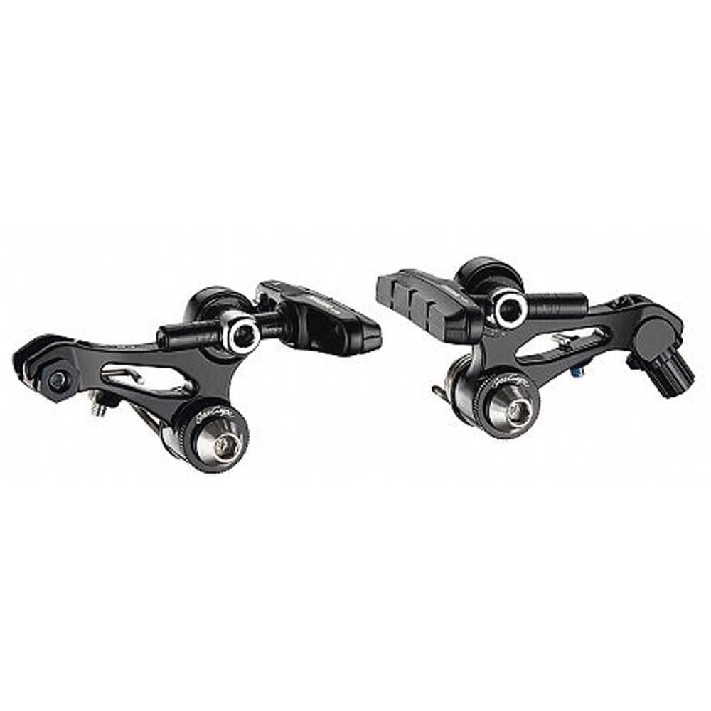 Dia-Compe CR-X cantilever brakes with adjustable forged aluminum arms and cartridge pads, bicycle component for reliable stopping.