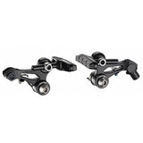 Dia-Compe CR-X cantilever brakes with adjustable forged aluminum arms and cartridge pads, bicycle component for reliable stopping.