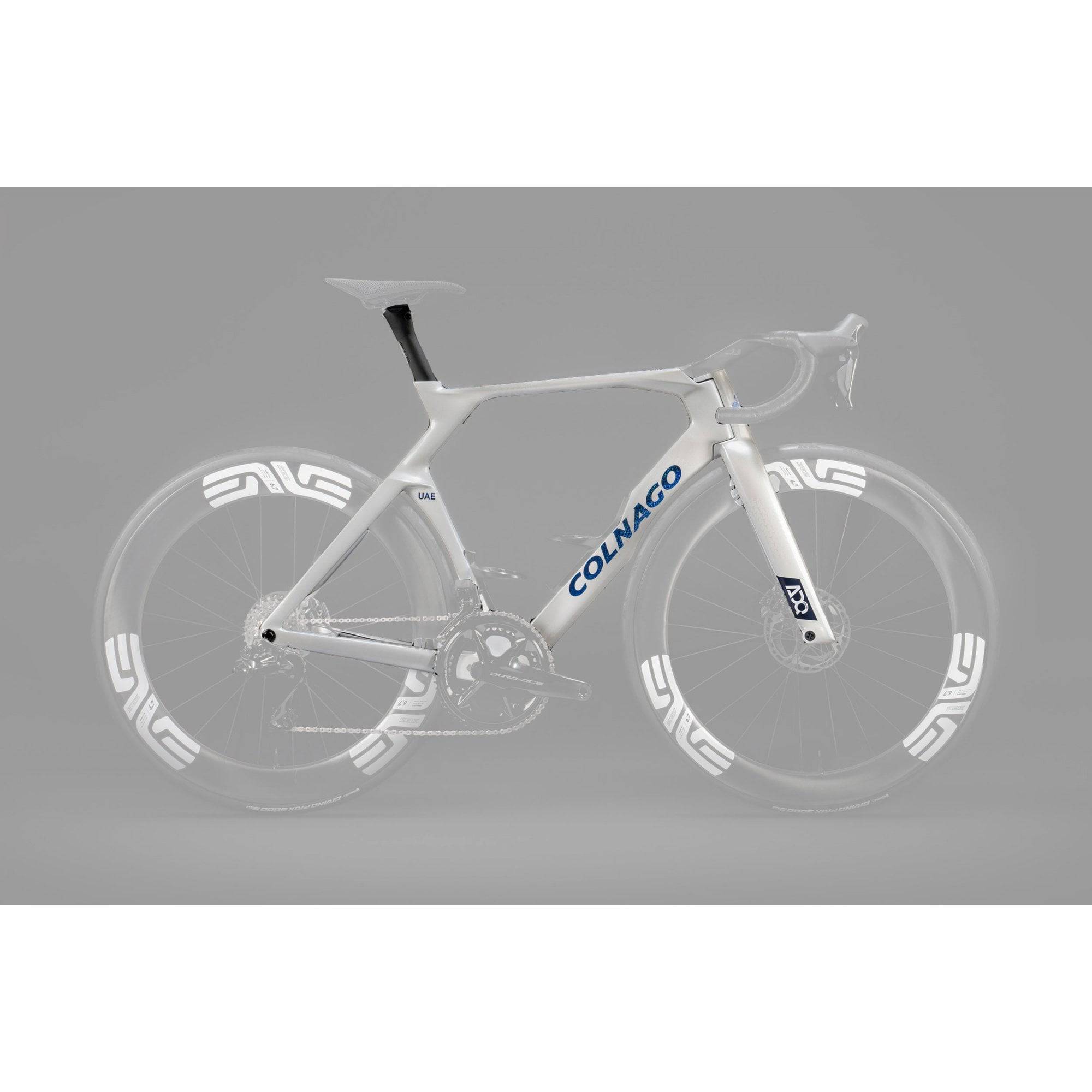Colnago Y1Rs Disc 2025 carbon aero road frameset with integrated disc brakes, showcasing sleek aerodynamic design and lightweight construction.