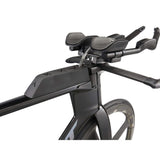 Giant Trinity Advanced SL 0 triathlon bike with aerodynamic frame, integrated hydration system, and disc brakes, ready for race day.