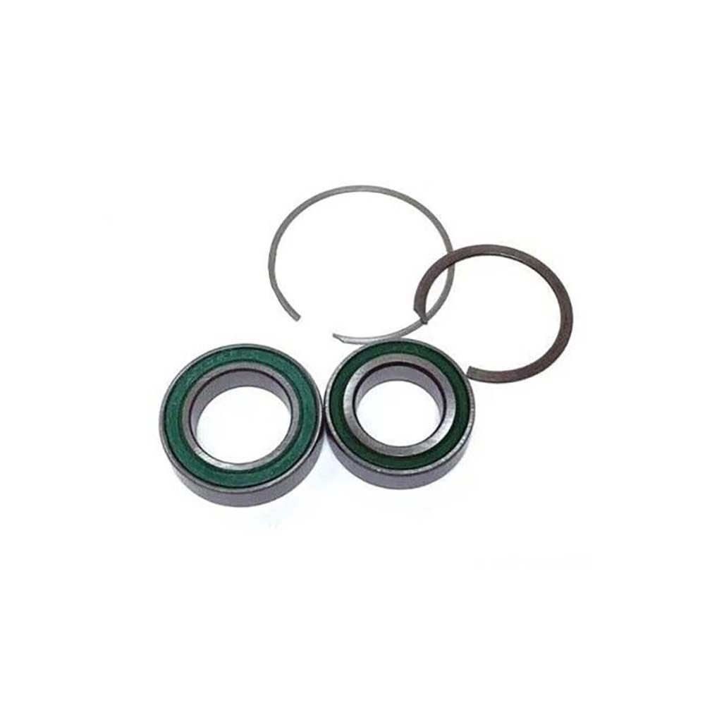 Mavic ID360 hub bearings 15x28x7 and 17x28x7 spare wheel components, close-up of bearings and spare parts.