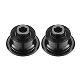Mavic rear axle adapters for ITS-4 and TS-2 hubs, compatible with quick release, shown attached to bicycle wheel.