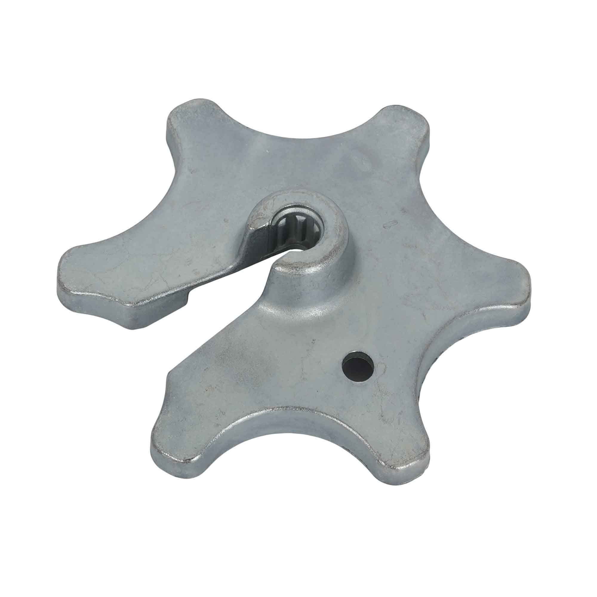 Mavic alloy spoke key tool for M7 7-groove nipples, used for wheel maintenance and spoke adjustments in workshop settings.