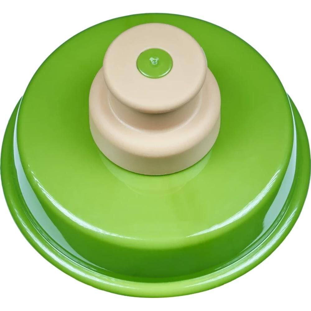 Mavic Organic 550ml cycling bottle, eco-friendly and dishwasher safe, shown with a transparent green design and sports cap.