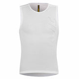 Mavic Hot Ride+ SL sleeveless cycling base layer with breathable mesh fabric for moisture management and comfort.