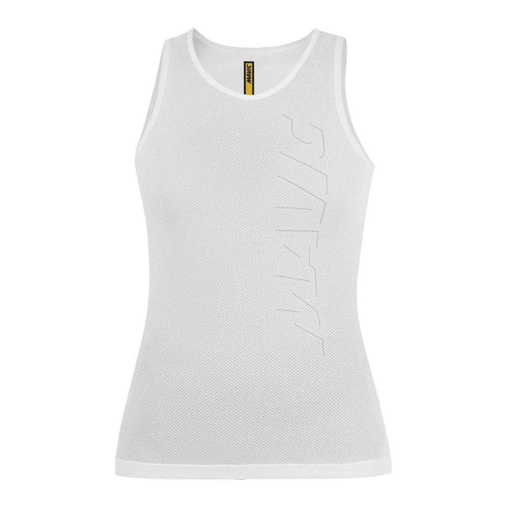 Mavic Hot Ride+ SL women's sleeveless cycling base layer in breathable fabric, designed for comfort during rides.