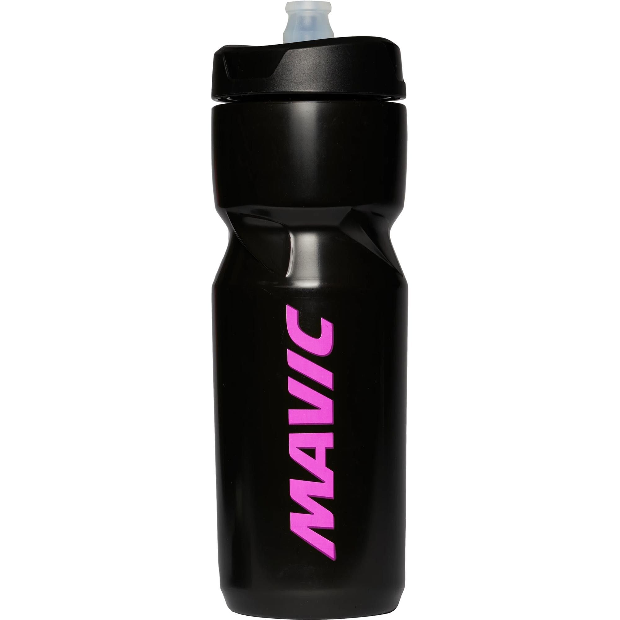 Mavic soft cycling hydration bottle, 800ml BPA-free recyclable plastic with cap, designed for biking accessories.