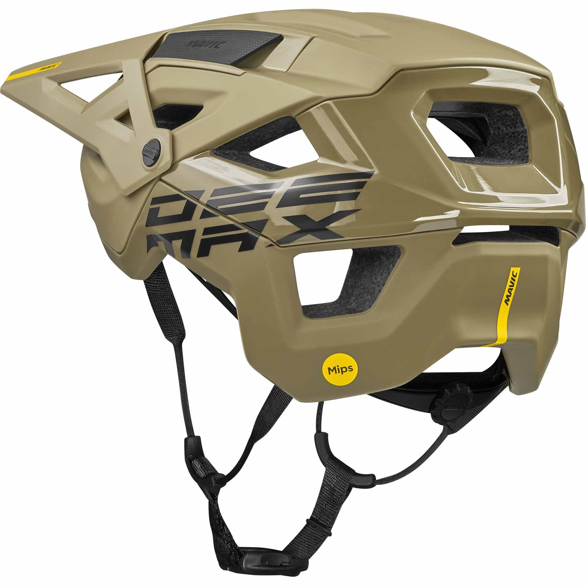 Mavic Deemax Pro MIPS mountain bike helmet with advanced protection and ventilation, shown from the front on a neutral background.