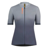 Mavic Essential Graphic women's short sleeve cycling jersey with breathable mesh fabric, featuring colorful graphic design for active riding.