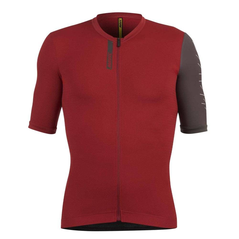 Mavic Essential women's short sleeve cycling jersey, breathable summer top with moisture-wicking fabric, lightweight athletic clothing