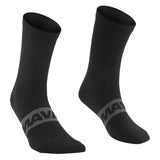 Mavic Aksium Graphic high cycling socks in breathable, durable, sustainable fabric, featuring colorful graphic design.
