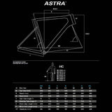 Basso Astra 105 Di2 all-road bike with Chroma White finish, featuring lightweight frame, drop handlebars, and disc brakes.