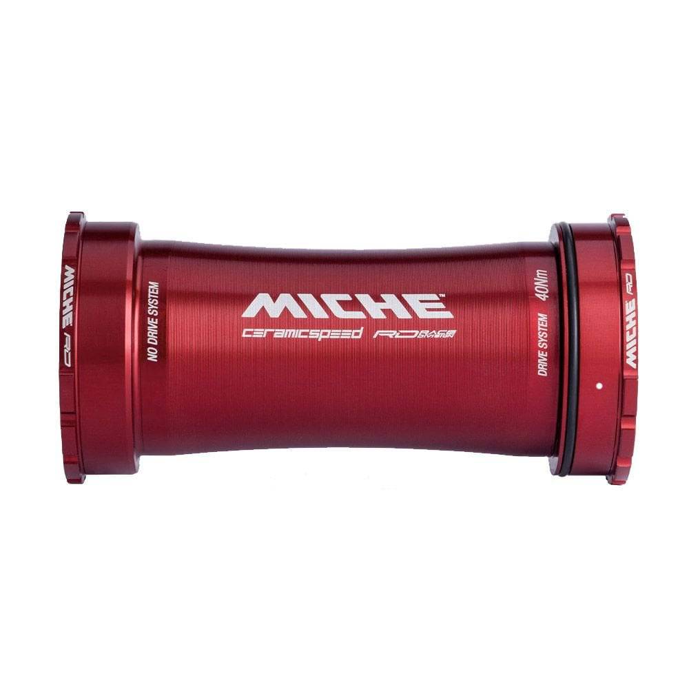 Miche Integrale RD press-fit bottom bracket BB86 with 24mm axle and CeramicSpeed bearings for bike components.