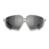 Shimano RX Clip for Aerolite glasses, prescription-ready sports eyewear accessory, shown attached to lightweight glasses.