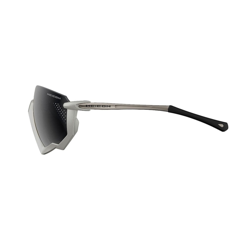 Shimano RX clip for Aerolite glasses, prescription-ready sports eyewear accessory, shown attached to clear glasses lenses.