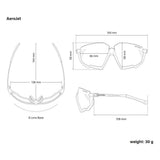 Shimano RX Clip for Aerolite glasses, prescription-ready sports eyewear accessory, shown attached to lightweight glasses.