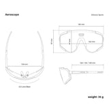 Scicon Sports Aeroshade Kunken SCNPP MultiMirror Red/Wht Gloss Eyewear