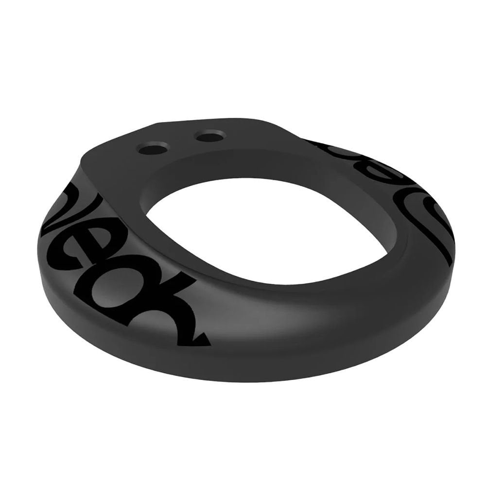 Deda Alanera 56mm nylon top cover for 1.5 headset, bike component spare part with black finish and branding details