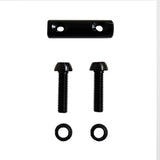 Deda Alanera RS bike stem clamp kit with titanium screws, includes components for secure handlebar attachment.