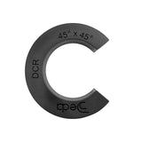 Deda compression ring 36x45° for ACR headset, close-up of black metal component used in bicycle headset assembly.