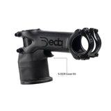 Deda S-Dcr cover kit for integrated cable routing on Deda stems, showing black covers and routing components for bike handlebar setup.