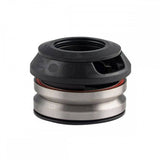 Deda S-Dcr headset for external cable routing, cycling component with black finish and metal construction, suitable for road bikes