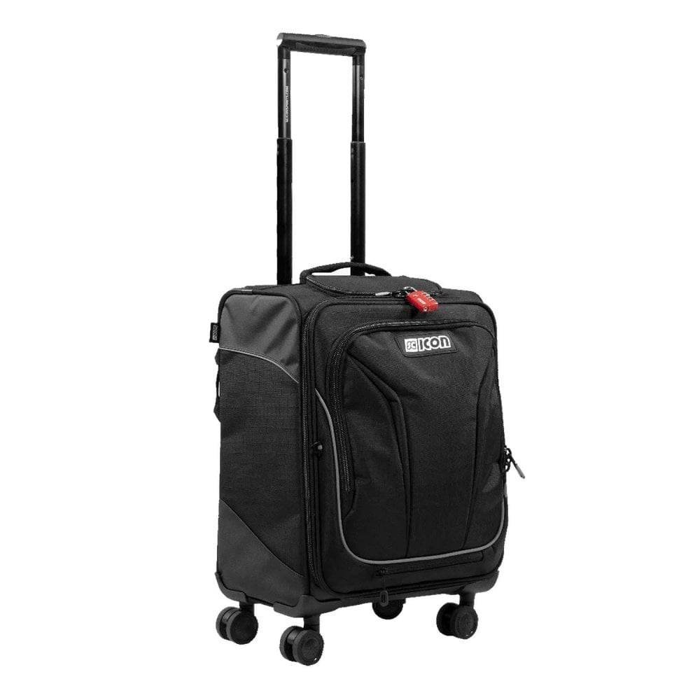 Scicon Sports carry-on hand luggage trolley with 35L capacity, compact travel bag with wheels and adjustable handle.