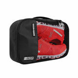 Scicon Sports shoe storage bag for cycling gear, durable organizer for cycling panniers and accessories, black fabric with branding.