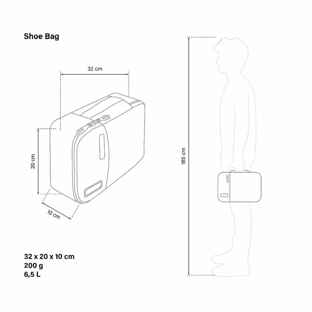 Scicon Sports shoe storage bag for cycling accessories, durable gear organizer with multiple compartments for cycling panniers.