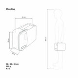 Scicon Sports shoe storage bag for cycling accessories, durable gear organizer with multiple compartments for cycling panniers.