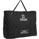 Tifosi lightweight bike bag with shoulder strap, designed for road and mountain bikes up to 27.5 inches, accessory storage.