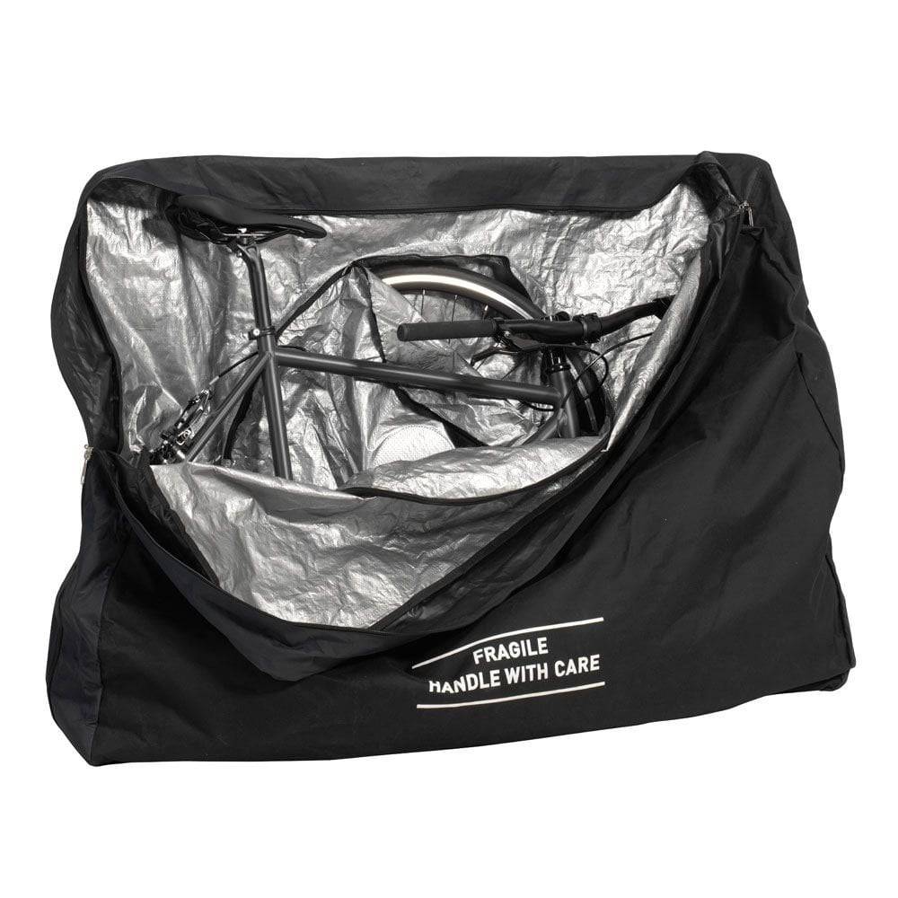 Tifosi lightweight bike bag with shoulder strap, compatible with road and mountain bikes up to 27.5 inches, accessories for cycling.