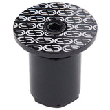 Deda Loop Bar End Plugs for handlebar expander system, black metal components for bike handlebar accessories.